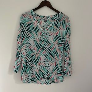 Women’s Small Old Navy Tropical Tunic Blouse